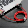 Baseus cable Cafule USB - Lightning 2,0 m 1,5A red-red