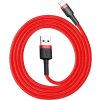 Baseus cable Cafule USB - Lightning 2,0 m 1,5A red-red