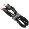 Baseus Cafule kabel USB Lightning 2A 3m (černočervený)