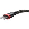 Baseus Cafule USB Lightning Cable 1,5 A 2m (červeno-čierny)