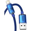 Baseus CAJY000003 Crystal Shine Series Datový Kabel USB - Lightning 20W 1,2m Blue