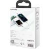 Kábel USB na Lightning rady Baseus Superior, 2,4 A, 0,25 m (biely)