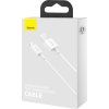 Baseus CALYS-02 Superior Fast Charging Kabel Lightning 2.4A 0.25m White