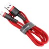 Baseus Cafule USB Lightning kabel 2,4 A 1 m (černo-červený)