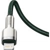 Baseus cable Cafule Metal PD USB-C - Lightning 1,0 m green 20W