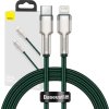 Baseus cable Cafule Metal PD USB-C - Lightning 1,0 m green 20W