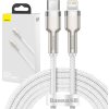 Baseus cable Cafule Metal PD USB-C - Lightning 2,0 m white 20W