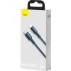 Baseus High Density Braided Series Fast Charging Datový Kabel USB-C - Lightning 20W 1m Blue