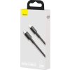 Baseus High Density Braided Series Fast Charging Datový Kabel USB-C - Lightning 20W 1m Black
