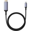 Adaptér Baseus USB-C na HDMI s vysokým rozlišením 1,5 m (černý)