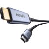 Adaptér Baseus USB-C na HDMI s vysokým rozlišením 1,5 m (černý)