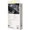 Nabíjačka do auta Baseus Share Together s predlžovacím káblom, 3x USB, USB-C, 120W (sivá)