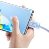 Baseus CAJY000505 Crystal Shine Series Datový Kabel USB - USB-C 100W 2m Purple