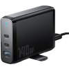 Essager GaN 2xUSB-C+USB-A 140W dokovací stanice EU (černá)