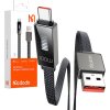 Kabel Mcdodo CA-4980 USB na USB-C s displejem 1,2 m (černý)