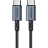 Kábel USB-C do USB-C Choetech XCC-1014, PD 60W 1,2m (čierny)