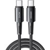 Kábel USB-C na USB-C 240W Essager 1m (sivý)