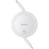 Baseus Free2Pull Mini USB-C na USB-C USB kábel, 60W, 1, (biely)