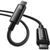 Kabel USB-C na USB-C Baseus Tungsten Gold 240W 2 m (černý)