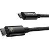 Baseus CAWJ040101 Tungsten Gold Fast Charging Datový Kabel USB-C - USB-C 240W 2m Black