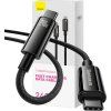 Kabel USB-C na USB-C Baseus Tungsten Gold 240W 2 m (černý)