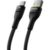 Nabíjací kábel Baseus Flash 2 USB na USB-C 100W, 2 m (čierny)