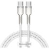 Baseus cable Cafule Metal PD USB-C - USB-C 1,0 m white 100W