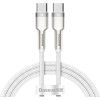 Baseus Cafule Metal Series Datový Kabel USB-C - USB-C 100W 1m White