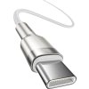 Baseus cable Cafule Metal PD USB-C - USB-C 1,0 m white 100W