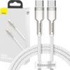 Baseus Cafule Metal Series Datový Kabel USB-C - USB-C 100W 1m White