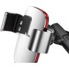 Baseus Metal Age Gravity Car Mount (CD verzia) Strieborný