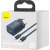 Baseus Super Si Quick Charger 1C 20W s kabelem USB-C pro Lightning 1m (modrý)