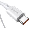 Kábel Baseus Superior Series USB-C na USB-C, 100W, 1m (biely)