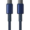 Kabel USB-C na USB-C Baseus Tungsten Gold, 100 W, 2 m (modrý)