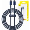 Kabel USB-C na USB-C Baseus Tungsten Gold, 100 W, 2 m (modrý)