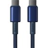 Kabel USB-C na USB-C Baseus Tungsten Gold, 100 W, 2 m (modrý)