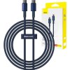 Kabel USB-C na USB-C Baseus Tungsten Gold, 100 W, 2 m (modrý)