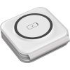 Magnetická bezdrôtová nabíjačka Choetech T588-F 3v1 15 W (biela)