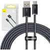 Kábel USB na USB-C Baseus radu Dynamic, 100 W, 2 m (čierny)