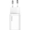 Baseus TZCCSUP-L02 Super Si Quick Nabíječka USB-C 25W + Datový Kabel USB-C  to USB-C 1m White