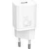 Baseus TZCCSUP-L02 Super Si Quick Nabíječka USB-C 25W + Datový Kabel USB-C  to USB-C 1m White