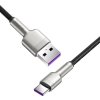 Baseus CAKF000001 Cafule Datový Kabel USB-USB-C 66W 0,25m Black