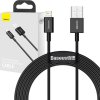 Baseus CALYS-C01 Superior Fast Charging Datový Kabel USB to Lightning 2.4A 2m Black