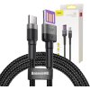Baseus CATKLF-PG1 Cafule Quick Charging Datový Kabel USB Double Sided to USB 40W 1m Gray/Black