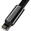 Baseus Tungsten Gold Cable USB to iPhone 2.4A 1m (čierny)