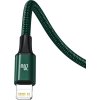 Baseus cable 3in1 Rapid PD USB-C - micro USB + Lightning + USB-C 1,5m green 20W