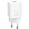 Baseus Super Si Quick Charger 1C 25W nástěnná nabíječka (bílá)
