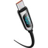 Baseus Display Cable USB-C na Type-C 100W 1m (čierny)