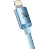 Baseus cable Crystal Shine USB-C - Lightning 2,0 m 20W sky blue