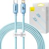 Baseus cable Crystal Shine USB-C - Lightning 2,0 m 20W sky blue